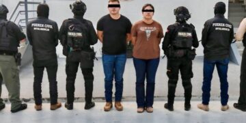 Parte de los detenidos.