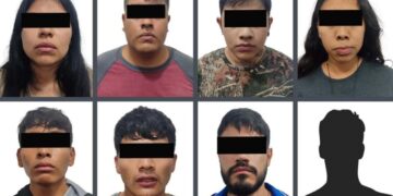 8 presuntos integrantes del CJNG fueron detenidos, entre ellos una funcionaria del DIF de Malinalco
