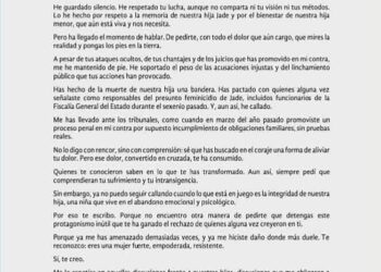 Carta Abierta a la Madre de mi Hija