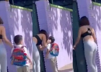 Madre que fue criticada por como viste para dejar a su hijo responde