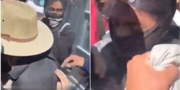 “Aquí te cuida el pueblo”: Manifestantes rescatan a una mujer policía en las protestas en México (VIDEO)