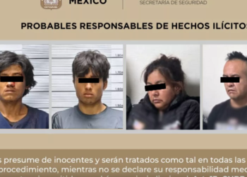 4 presuntos miembros de la Familia Michoacana capturados en Edomex