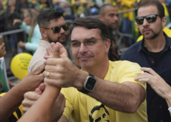 El senador Flavio Bolsonaro.