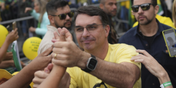 El senador Flavio Bolsonaro.
