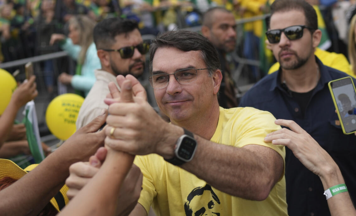 El senador Flavio Bolsonaro.