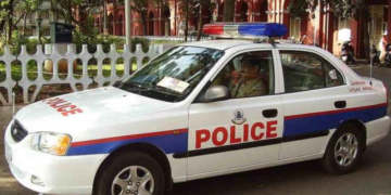 Una patrulla policial.