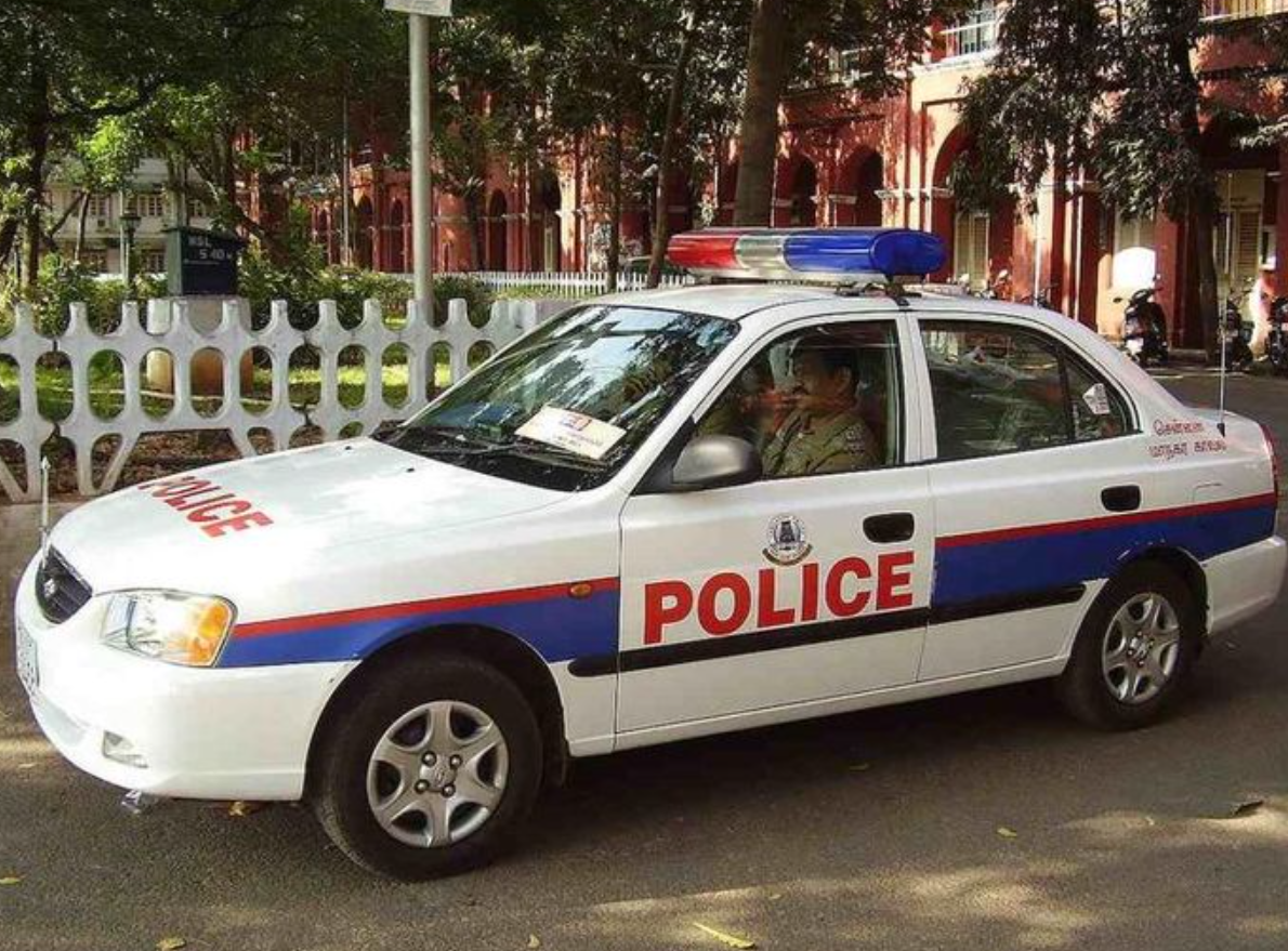 Una patrulla policial.