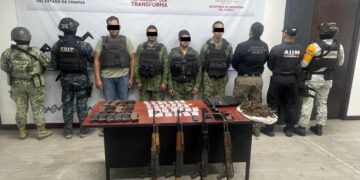 4 militares capturados tras enfrentamiento con autoridades en Jiquipilas