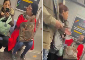 VIDEO Mujer saca a rastras a pasajera hispana porque se sentó a su lado