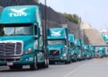 Camiones de Transportes Unidos Mexicanos (TUM).