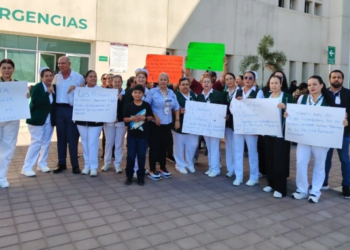 Más de 2 mil trabajadores del Hospital General de Culiacán exigen pago de primera quincena de Enero 2026