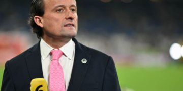 Mikel Arriola, comisionado de la Federación Mexicana de Futbol (FMF).