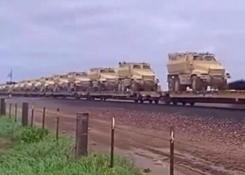 Captan equipo militar de EEUU trasladado a frontera con México