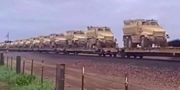 Captan equipo militar de EEUU trasladado a frontera con México