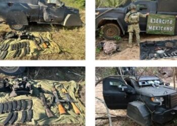 Enfrentamiento armado en sierra de Sinaloa deja cuatro civiles detenidos y dos vehículos “monstruo” asegurados