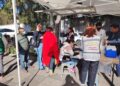 Sólo instalaron 1 de 5 módulos de vacunación anunciados en Metrobús de Tlalpan, y fue por 40 minutos