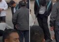Trabajadora de la Corte limpia zapato del ministro presidente de México y se desata la polémica (VIDEO)
