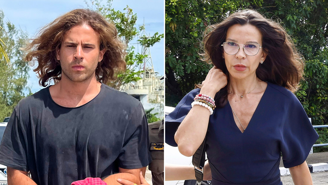 El chef español condenado a cadena perpetua en Tailandia, Daniel Sancho, y su madre, Silvia Bronchalo.