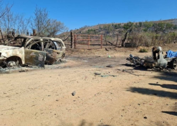 1 muerto y dos vehículos calcinados en Culiacán tras ataque con drones