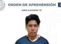 Aprehendido Jared Alejandro “N” por presunta responsabilidad en desaparición de alumna de la UAEM