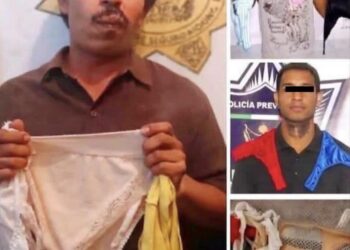 Capturan en Macuspana a banda dedicada a robar ropa interior femenina de tendederos