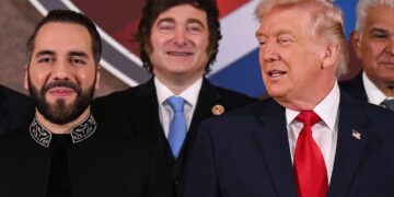 Nayib Bukele, Javier Milei y Donald Trump