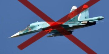 Ucrania derriba otro avión de combate-bombardero ruso Su-34