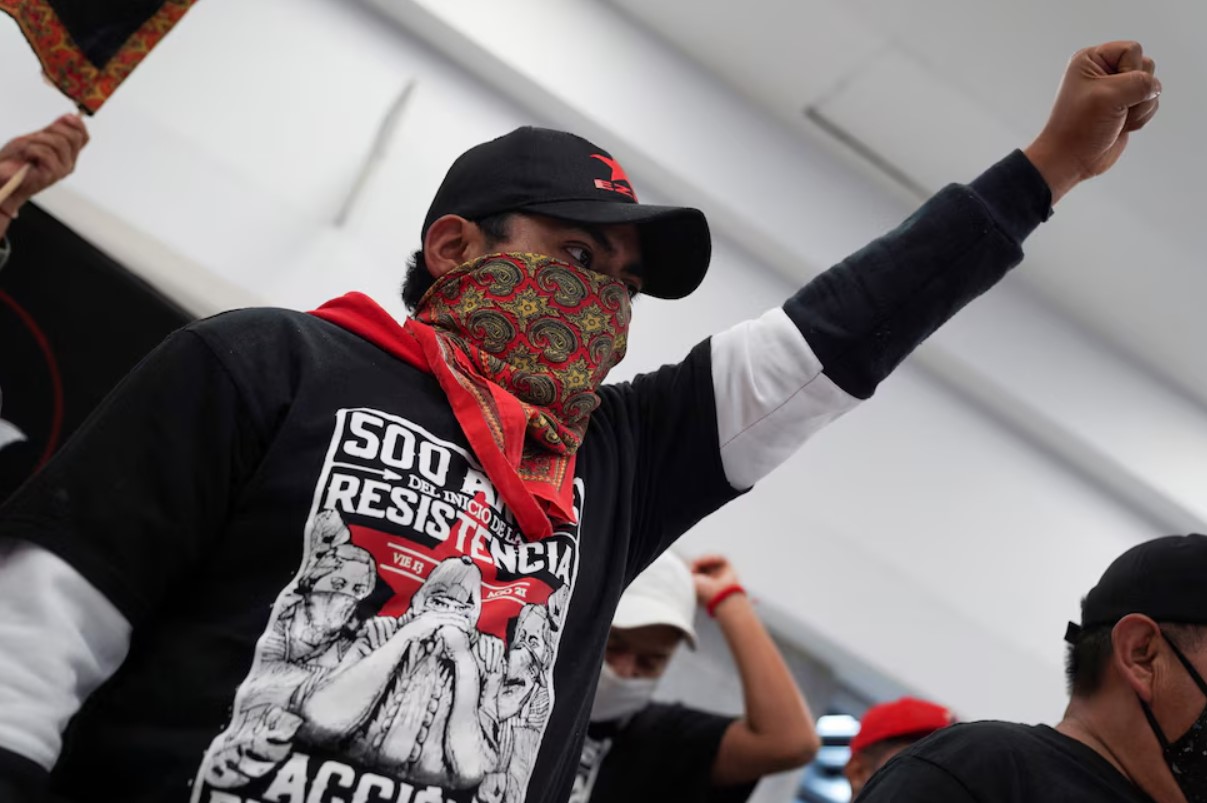 El caso emblemático fue nombrado por el capitán Marcos ante colectivos y familiares, reconociendo la persistencia de quienes siguen demandando verdad y justicia más de diez años después de la desaparición REUTERS/Toya Sarno Jordan