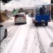 Intensa granizada deja la autopista Tenango–Ixtapan de la Sal cubierta de hielo