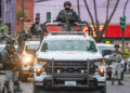 Miembros de las unidades especiales de la Guardia Nacional y de la Secretaría de Seguridad Ciudadana en Ciudad de México. 22 de febrero de 2026.