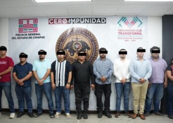 10 servidores públicos en Chiapas detenidos por presuntos actos de tortura