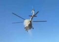 VIDEO Helicóptero MI-17 de la Marina sufre falla y aterriza de emergencia en Mazatlán