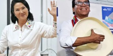 La cautela política marca las reñidas presidenciales en Perú Fujimori con 49,9% y Sánchez 50% en resultado provisional
