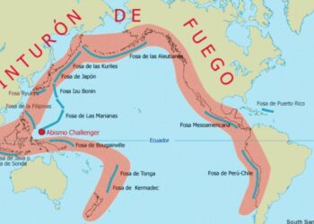 Qué es el Anillo de Fuego del Pacífico y por qué concentra la mayoría de los terremotos del planeta