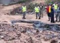 Reportan fuerte fuga de combustible en la colonia Jesús Rasgado de Salina Cruz