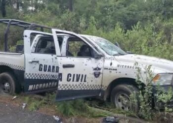 Emboscada en Nahuatzen deja cinco elementos de la Guardia Civil muertos y cinco heridos