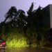 Alerta en Ciudad del Carmen: Cable de alta tensión reventado, árbol caído y deslave en carretera por lluvias