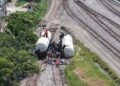Evacúan a más de 500 personas en Ciudad Madero tras descarrilamiento de vagón de Pemex cargado con gasolina