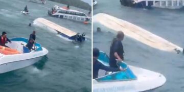 Al menos 15 turistas mueren tras vuelco de lancha en isla Phu Quoc