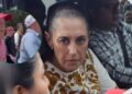 Bloqueo obliga a Sheinbaum a caminar rumbo al Popocatépetl
