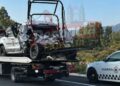 Muere elemento de la Guardia Nacional tras ser embestida su unidad por un tráiler en Contepec
