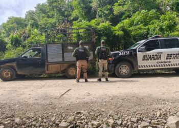 Recuperan en Chiapas vehículo con reporte de robo en la ruta Palenque-Benemérito