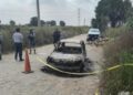 Hallan dos cuerpos calcinados en interior de un vehículo en Coatlinchán, Texcoco