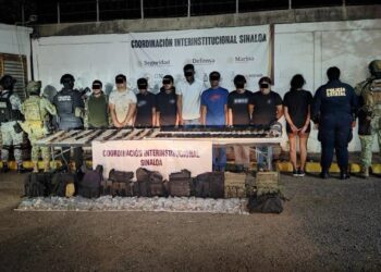 Caen nueve personas en operativo de Sinaloa; reportan que cinco son de nacionalidad extranjera