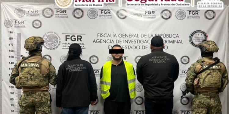 Detienen en Zapopan a Ángel “N”, alias “Canguro”, presunto operador de drogas sintéticas hacia EE. UU.