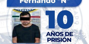 Sentencian a 10 años de prisión a extorsionador en Taxco de Alarcón
