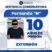 Sentencian a 10 años de prisión a extorsionador en Taxco de Alarcón