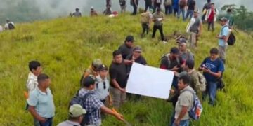 Denuncian incursión de grupo armado en tierras comunales de Guevea de Humboldt, Oaxaca