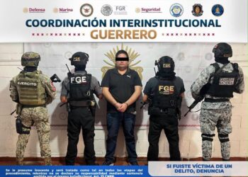 Detienen a comisario municipal de Xaltianguis por el homicidio de un guardia nacional y tres personas en Guerrero