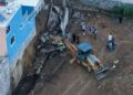 Colapsa barda en predio de Totolac y deja un hombre sin vida a espaldas del Estadio Tlahuicole